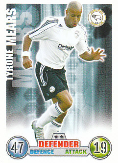 Tyrone Mears Derby County 2007/08 Topps Match Attax #103